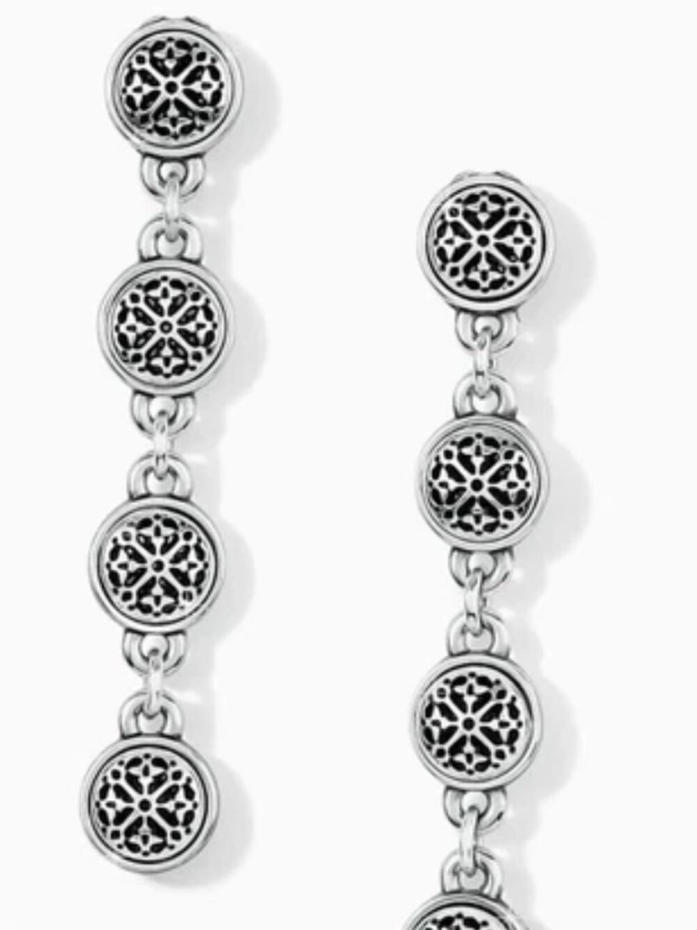 💗Brighton Ferrara Post Drop Earrings Cloth Bag NWT💗